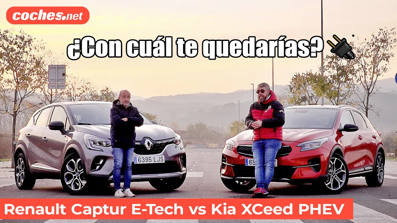 Renault Captur E-Tech vs Kia XCeed PHEV | Prueba Comparativa / Review en español | coches.net