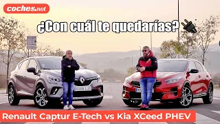 Renault Captur E-Tech vs Kia XCeed PHEV | Prueba Comparativa / Review en español | coches.net