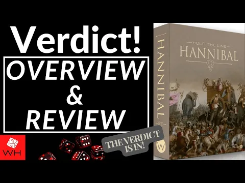 Verdict! Hold the Line: Hannibal | Wargame | Boardgame | Ancients | Review