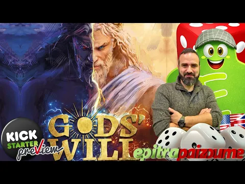Gods' Will - Crowdfunding Preview (How to Play & Review) (EN) | Epitrapaizoume