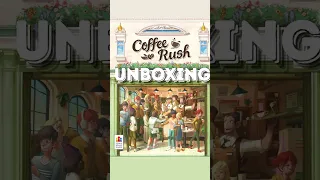 Coffee Rush #Unboxing Plan Your Route, Fill the Cups, Be the Best Barista #boardgame #coffeerush