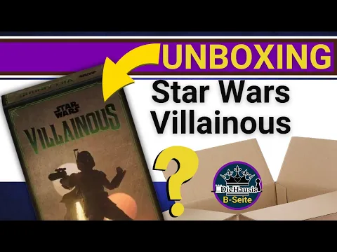 Star Wars Villainous | 📦 Unboxing Spiel von Ravensburger | DieHausis B-Seite