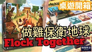 Let's check out this cute Boardgame Flock Together!