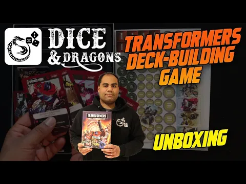 Dice and Dragons - Transformers Deck Building Game Unboxing