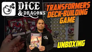 Dice and Dragons - Transformers Deck Building Game Unboxing