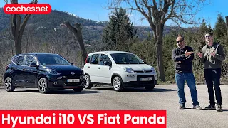 Fiat Panda contra Hyundai i10 2024 | Comparativa / Test / Review en español | coches.net
