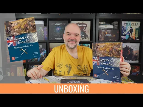 Ο Τελευταίος των Μοϊκανών σε επιτραπέζιο?? Unboxing Bayonets & Tomahawks, από την GMT Games!