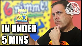 6 Nimmt - How To Play In Under 5 Minutes!