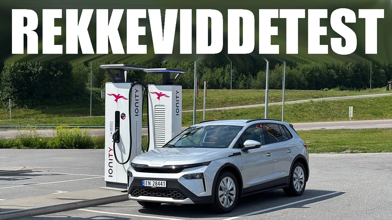 Skoda Elroq 60 | Rekkeviddetest i 80km/t, i 100km/t og i 120km/t