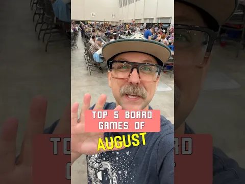 Top 5 Board Games of August! #boardgames #games #gamenight #tabletop #tabletopgames
