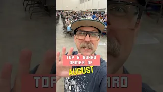 Top 5 Board Games of August! #boardgames #games #gamenight #tabletop #tabletopgames