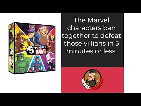 5 Minute Marvel by Purge Reviews. Is this the right Marvel game for your family?