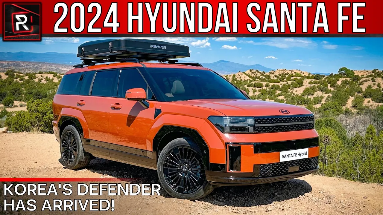 The 2024 Hyundai Santa Fe Is A Beefy Korean SUV With Defender & G-Wagon Vibes