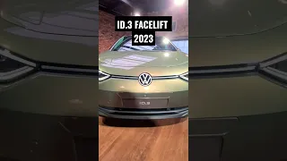 VW ID.3 FACELIFT 2023 #elektroauto #emobility #shorts