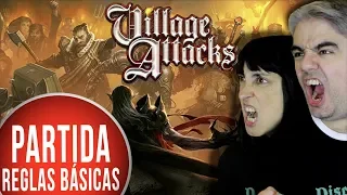 VILLAGE ATTACKS español ➤ Partida. Aprendiendo las mecánicas básicas 🏰