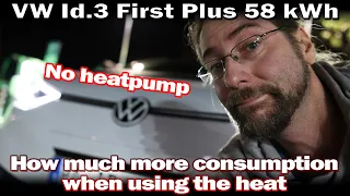 VW Id.3 First Plus - Heat consumption test