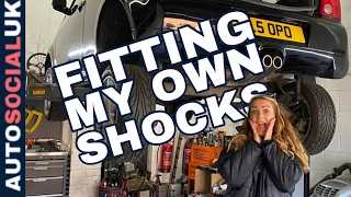 Fitting rear shock absorbers to my VW Lupo GTi - With help from Mod A Mini (Tutorial/how to) UK 4K