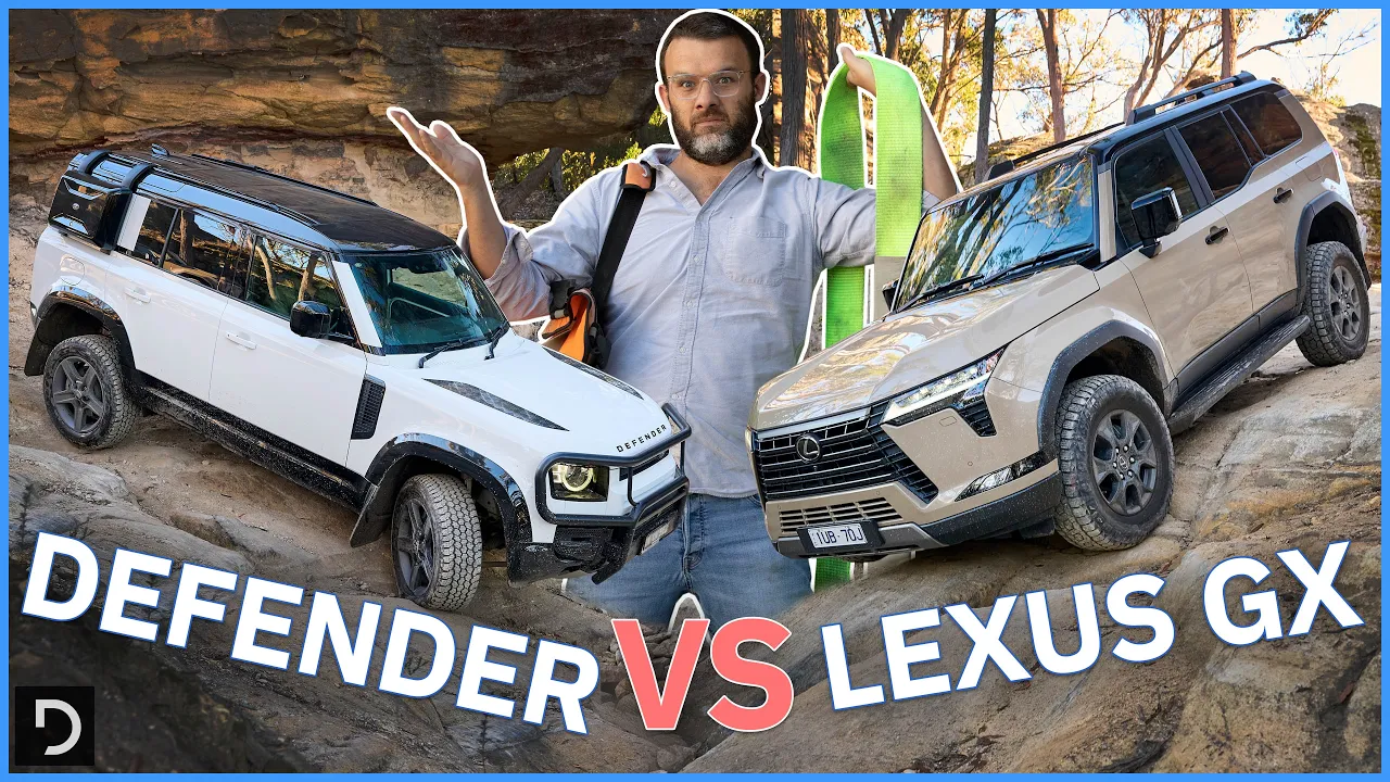 Land Rover Defender v Lexus GX550 Off-road Comparison