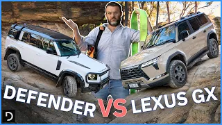 Land Rover Defender v Lexus GX550 Off-road Comparison