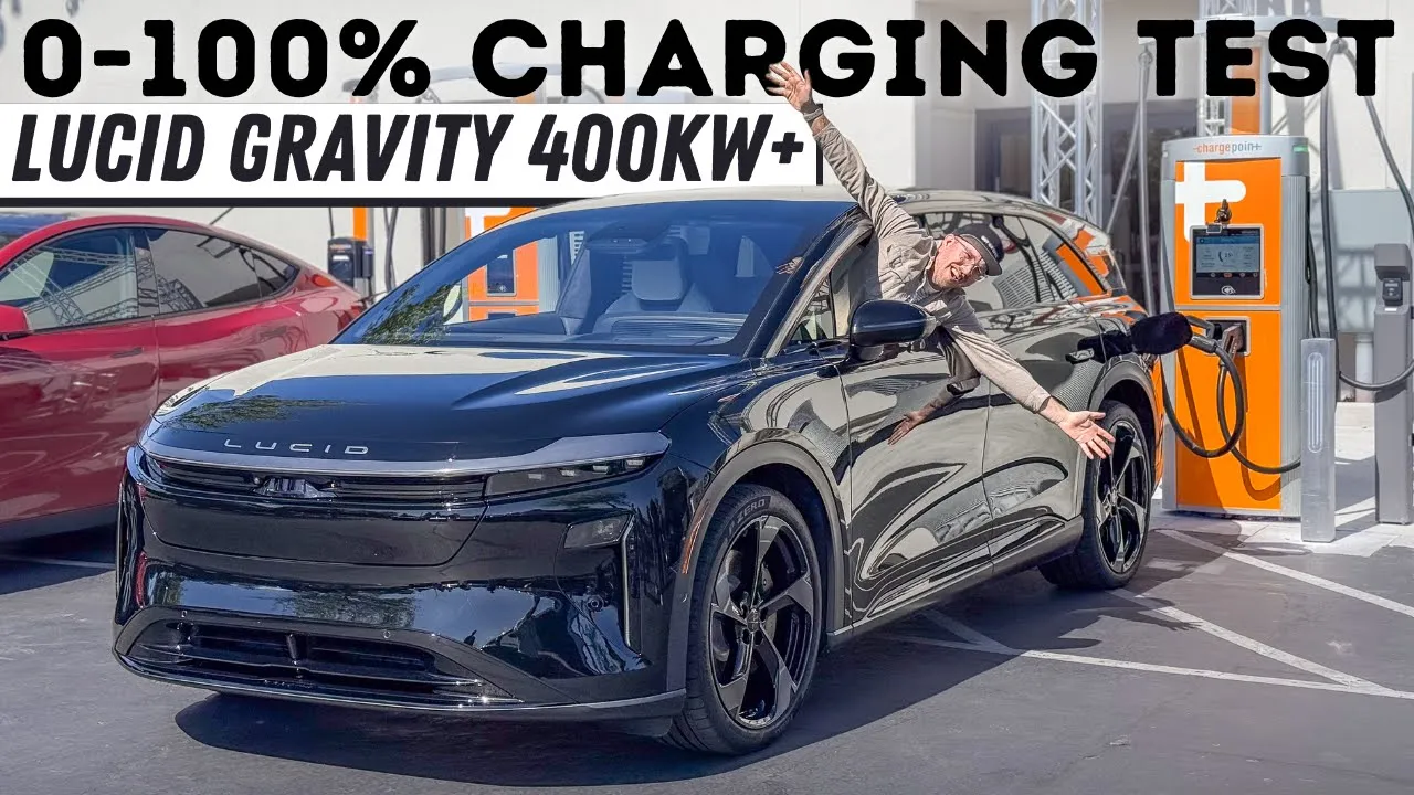 Lucid Gravity DC Fast Charge Testing, Analysis & Comparisons! 400kW + Tesla Supercharger Performance