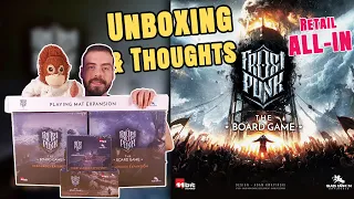 Frostpunk | Retail All-In | Unboxing & Thoughts | Mat, Miniatures, Frostlander, Dreadnought etc