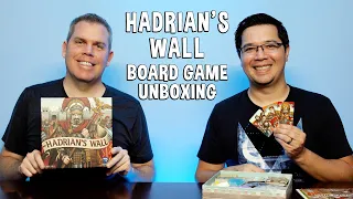 Unboxing Hadrian's Wall - Roman Emperor Board Game