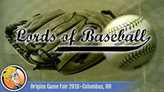 Lords of Baseball — game preview at Origins 2018