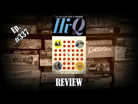 Ep 337 Hi Q Board Game Review (Kenner 1972)