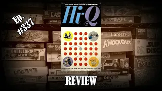 Ep 337 Hi Q Board Game Review (Kenner 1972)