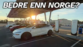 Sånn ser Tesla Superchargers ut i USA
