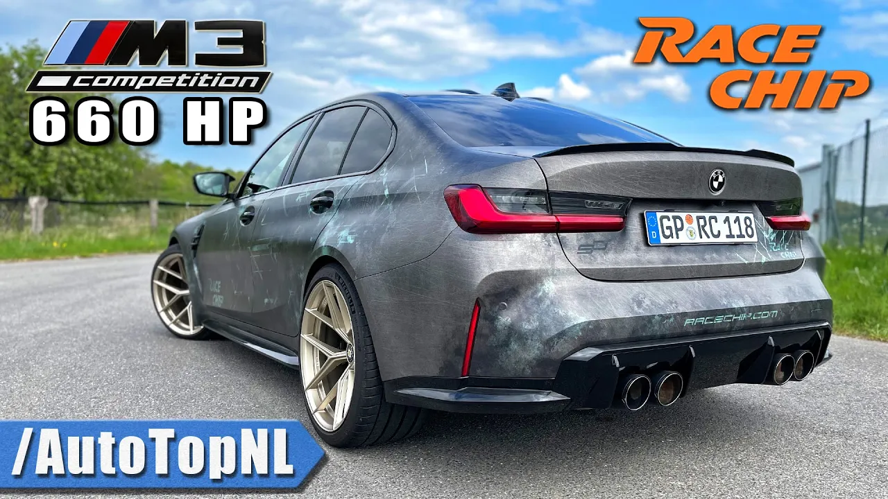 660HP BMW M3 G80 xDrive @RaceChipChiptuning | REVIEW on Autobahn by AutoTopNL