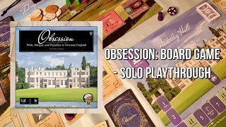 Obsession: Board Game - Solo Playthrough