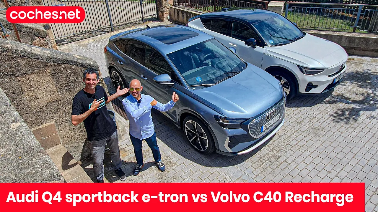 Audi Q4 Sportback e-tron vs Volvo C40 Recharge | Prueba / Test / Review en español | coches.net