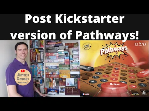 Pathways two player abstract dexterity Crokinole Canadian board game Kickstarter review complete
