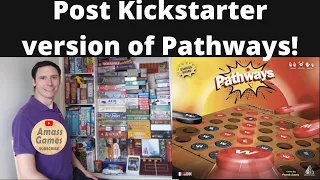 Pathways two player abstract dexterity Crokinole Canadian board game Kickstarter review complete
