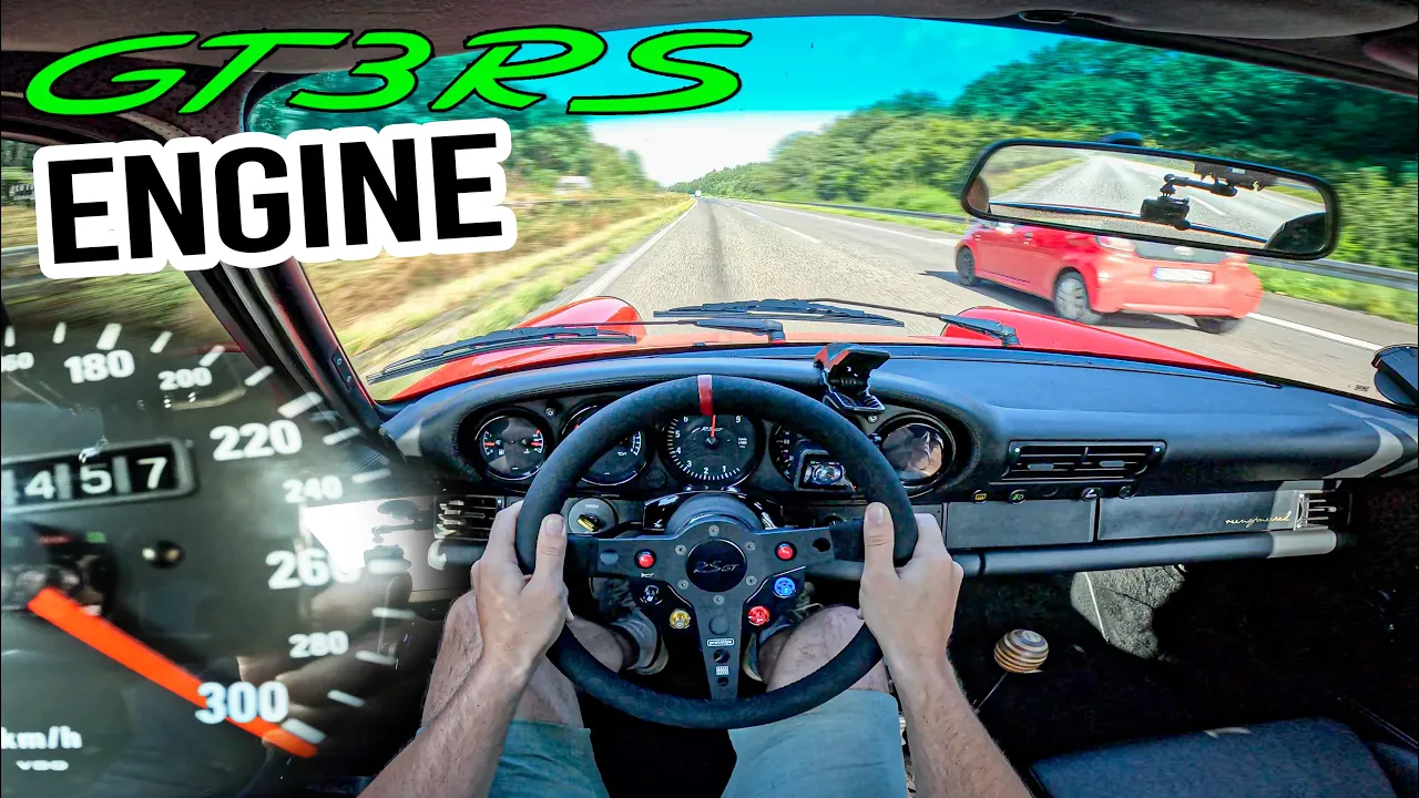Vintage 964. Modern GT3 RS Heart. Watch It Hit 300 KM/H on the Autobahn!
