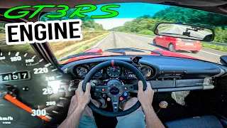 Vintage 964. Modern GT3 RS Heart. Watch It Hit 300 KM/H on the Autobahn!