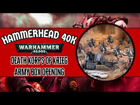 Death Korps of Krieg Army Box Opening #wh40k #warhammer40k