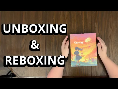 Canvas - Board Game Unboxing & Reboxing - What's in the Box?