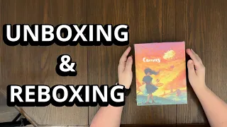 Canvas - Board Game Unboxing & Reboxing - What's in the Box?