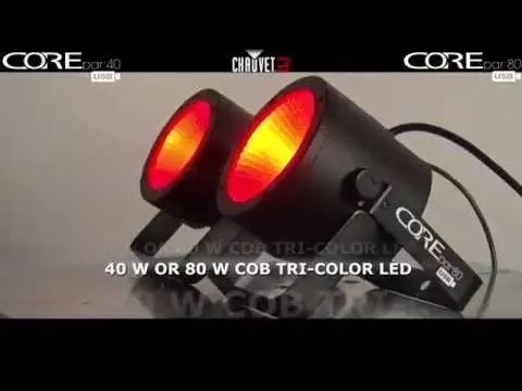 Product video thumbnail for Chauvet COREpar 80 USB COB LED Par Light