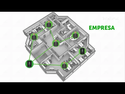 Kit Porteiro Eletrônico e Telefone sem Fio Preto TIS 5010 Intelbras
