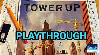 Tower Up Board Game | Playthrough ( Two Players)