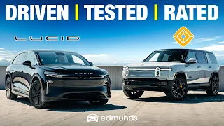 Lucid Gravity vs. Rivian R1S: Battle of the Upstart Electric SUVs