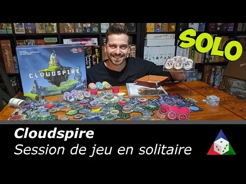 Clouspire - Session de jeu en solitaire