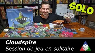Clouspire - Session de jeu en solitaire