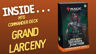 Inside…Magic The Gathering Outlaws of Thunder Junction - Grand Larceny Commander Deck (4K 60fps)
