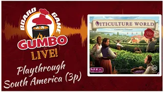 Board Game Gumbo: South America playthrough (3p)