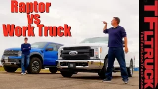 6.2L vs 6.2L Drag Race: Is the Raptor Faster than a Ford F250 with the Same V8?