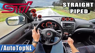 SUBARU WRX STi *STRAIGHT PIPED* POV Test Drive by AutoTopNL
